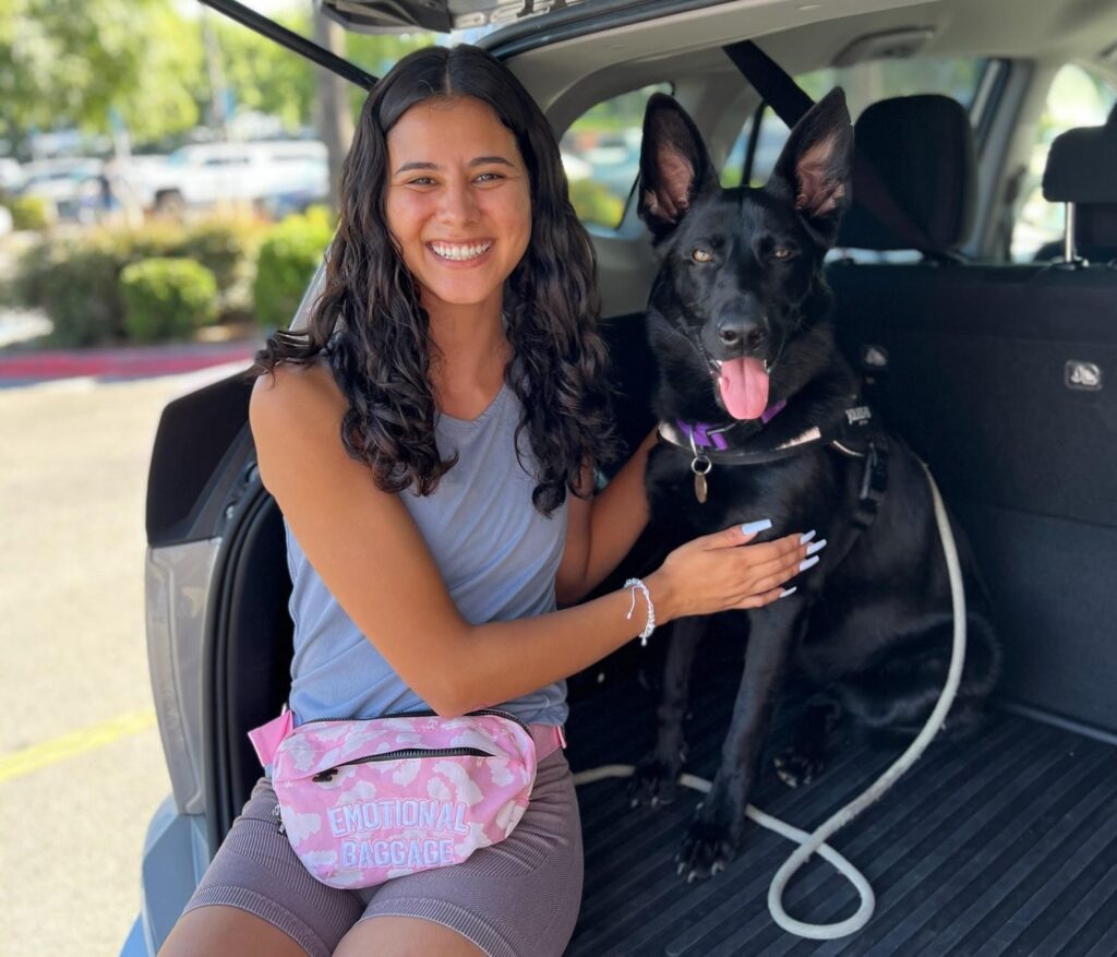 Vivi from Loving Dog Training LLC with client's dog